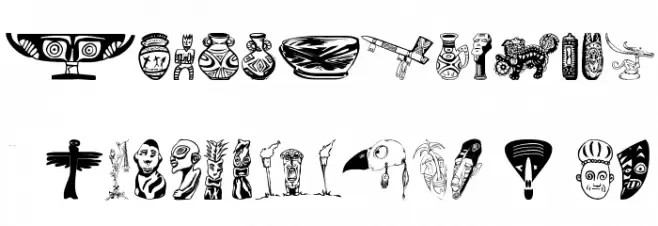 ArteFactsTwo फ़ॉन्ट अपरकेस