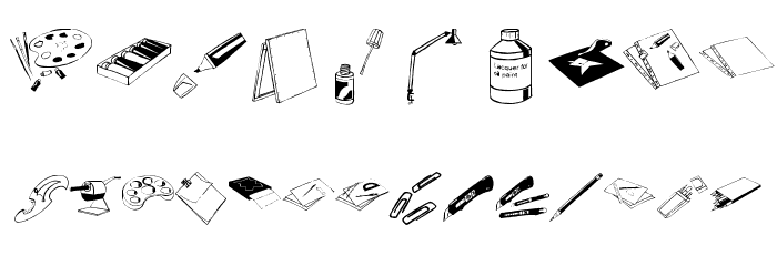 ArteStuff Font OTHER CHARS