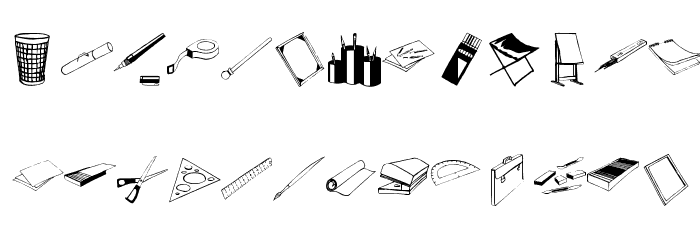 ArteStuff Font LOWERCASE
