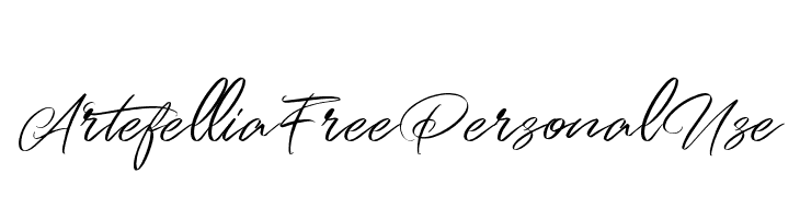 ArtefelliaFreePersonalUse  Descarca Fonturi Gratis