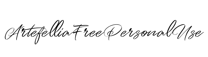ArtefelliaFreePersonalUse  لخطوط تنزيل