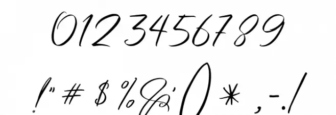 ArtefelliaFreePersonalUse Font OTHER CHARS