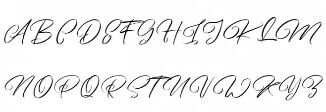 ArtefelliaFreePersonalUse 字体 大写