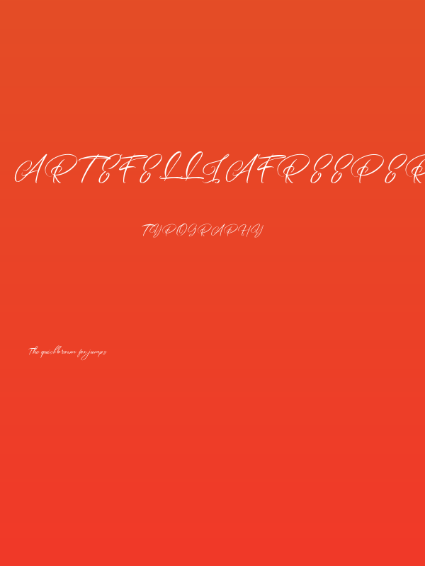 ArtefelliaFreePersonalUse Poster