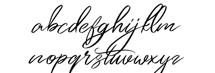 ArtefelliaFreePersonalUse Font LOWERCASE