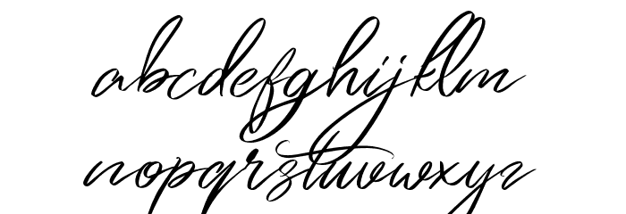 ArtefelliaFreePersonalUse Font LOWERCASE