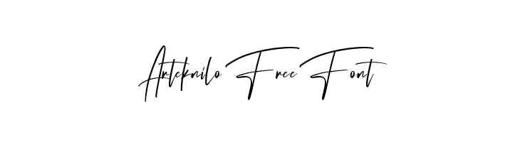 Arteknilo Free Font  免费字体下载