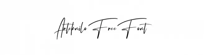 Arteknilo Free Font  नि: शुल्क फ़ॉन्ट्स डाउनलोड