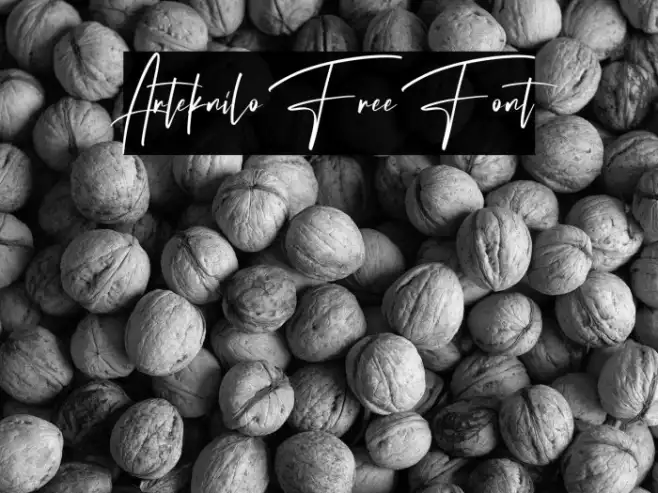 Arteknilo Free Font Example 3