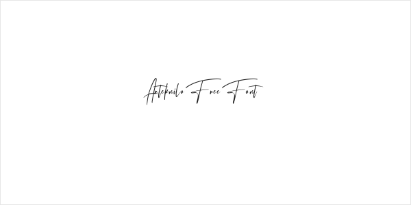 Arteknilo Free Font Logo