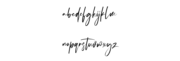 Arteknilo Free Font Font LOWERCASE