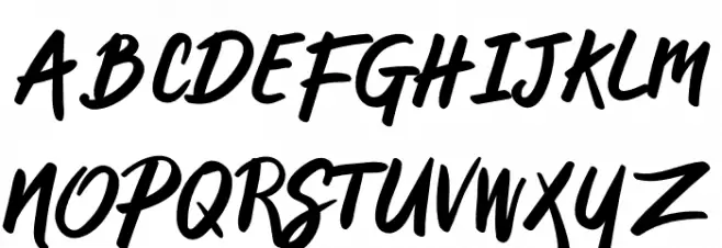 Artelis Free フォント 大文字