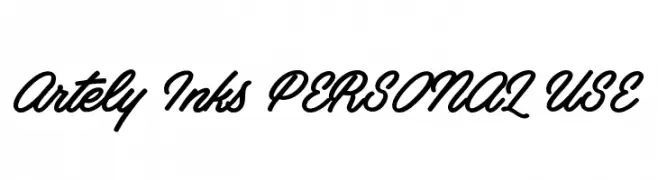 Artely Inks PERSONAL USE 