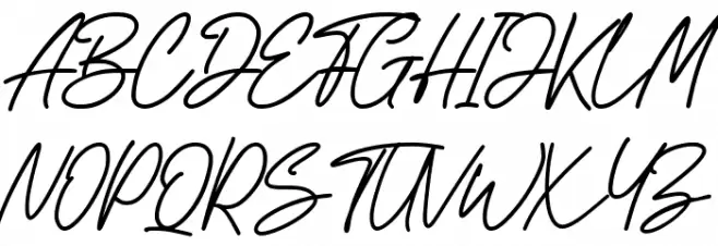 Artemay Bright フォント 大文字