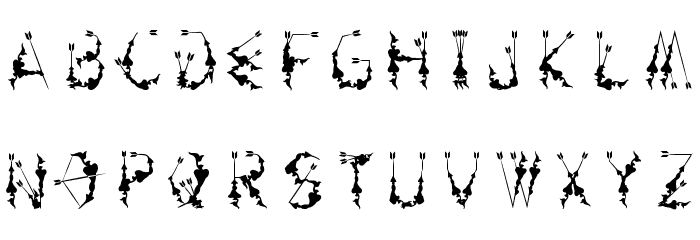 Artemis Curse Font LOWERCASE