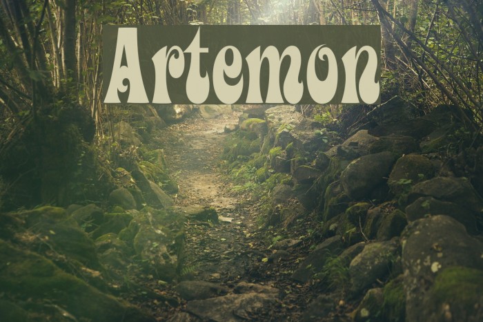Artemon Font examples
