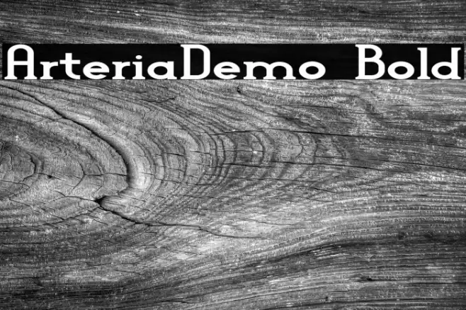Arteria-Demo Bold Шрифта examples