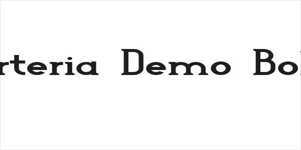 Arteria-Demo Bold Logo