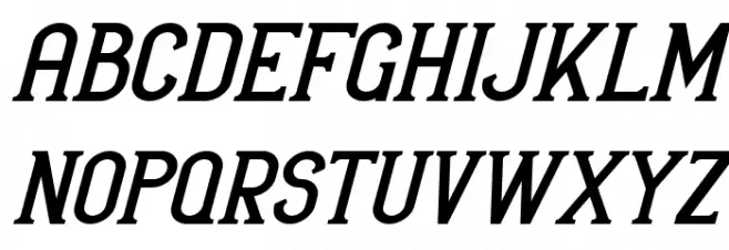 Arteria-Demo Italic 字体 大写