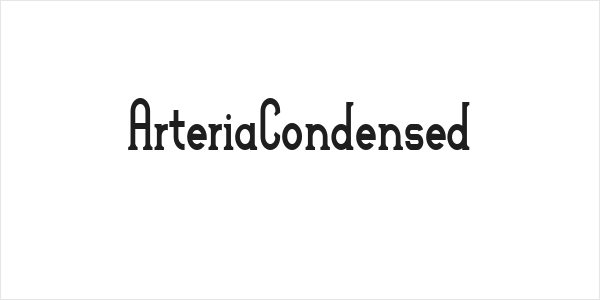 ArteriaCondensed Logo