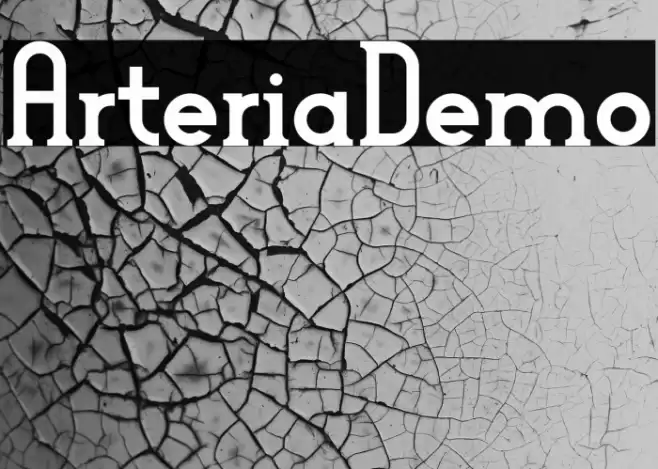 ArteriaDemo Font examples