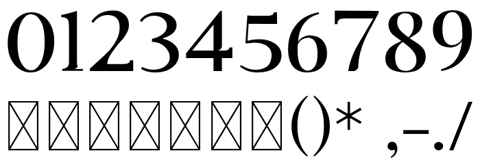 ArterioNonCommercialRegular Font OTHER CHARS