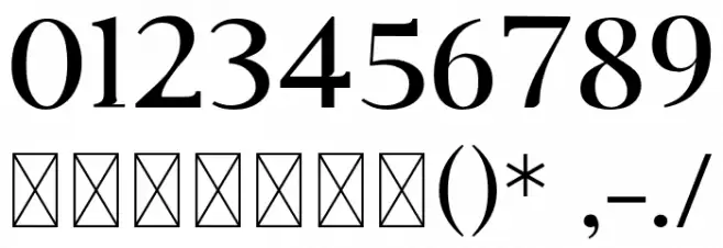 ArterioNonCommercialRegular Font OTHER CHARS