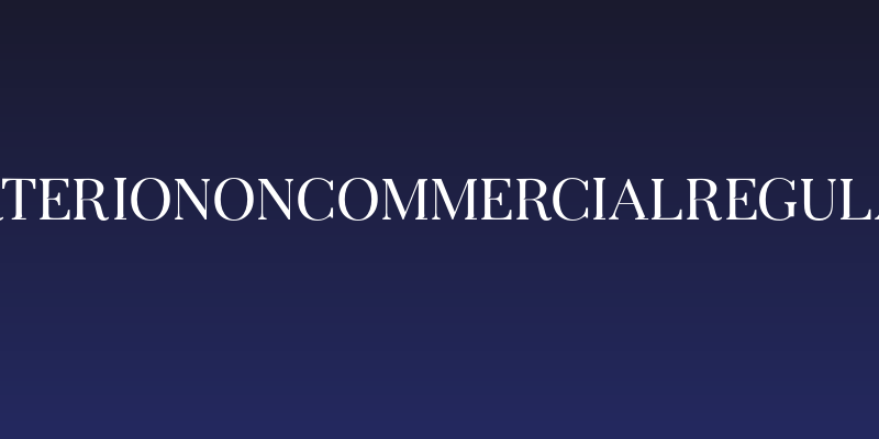 ArterioNonCommercialRegular Social Header