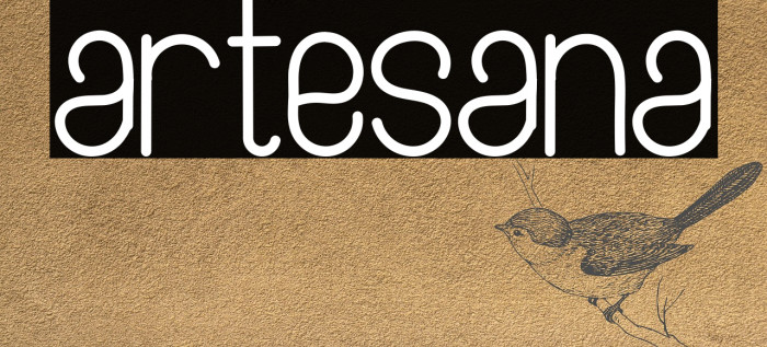 Artesana फ़ॉन्ट examples