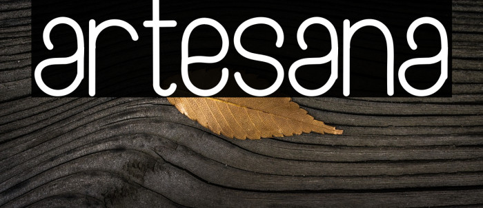 Artesana फ़ॉन्ट examples