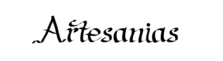 Artesanias  नि: शुल्क फ़ॉन्ट्स डाउनलोड