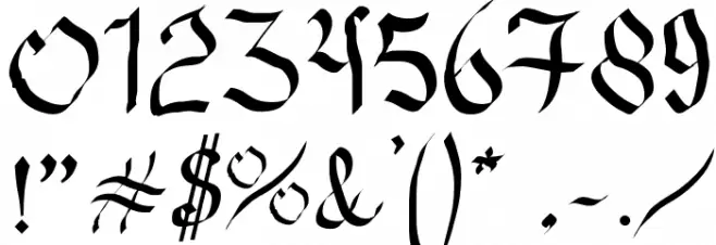 Artesanias Font OTHER CHARS