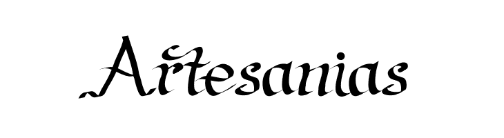 Artesanias  नि: शुल्क फ़ॉन्ट्स डाउनलोड