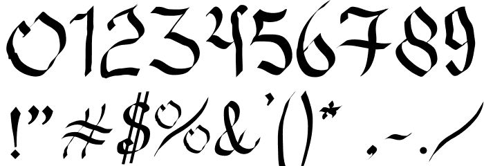 Artesanias Font OTHER CHARS