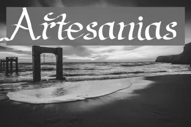 Artesanias Font examples