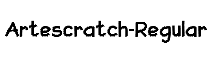 Artescratch-Regular  免费字体下载