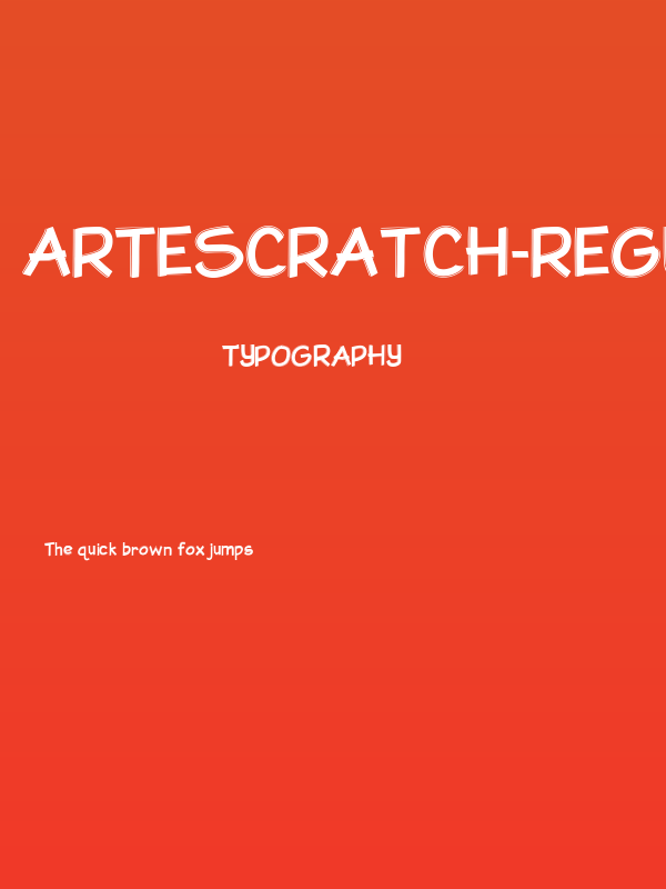 Artescratch-Regular Poster