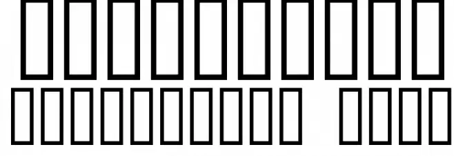 Artfonts Sampler Font OTHER CHARS