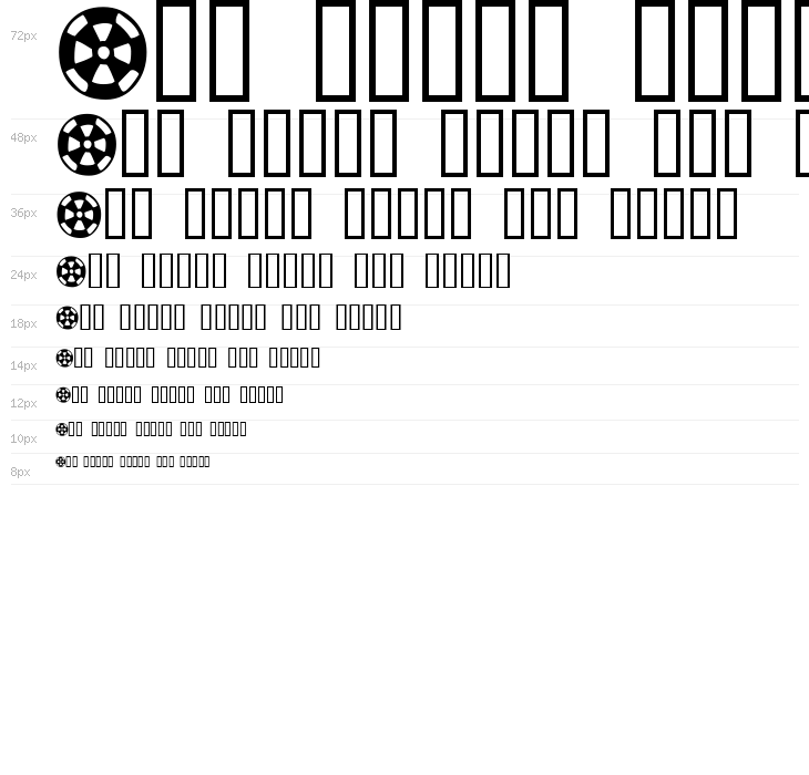 Artfonts Sampler Waterfall