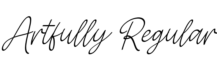Artfully Regular  フリーフォントのダウンロード