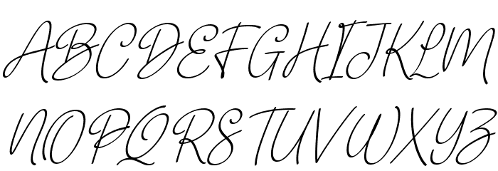 Artfully Regular 字体 大写