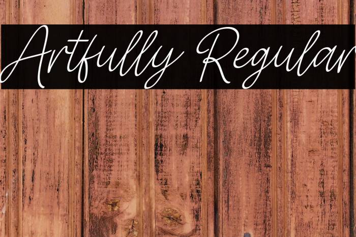 Artfully Regular Example 1