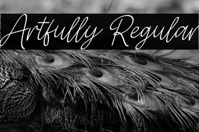 Artfully Regular خط examples