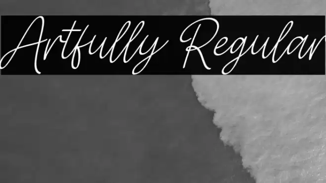 Artfully Regular خط examples