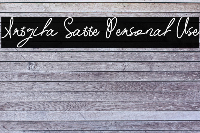 Artgila Satte Personal Use Example 1