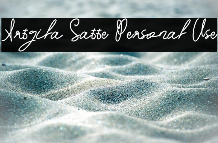 Artgila Satte Personal Use Example 2