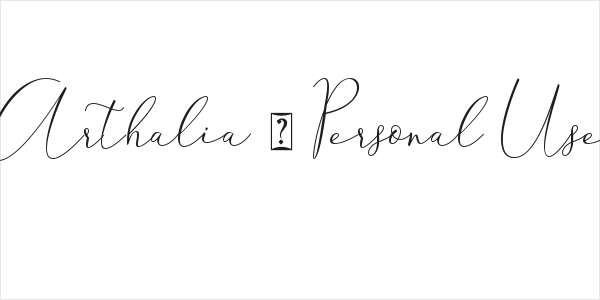 Arthalia - Personal Use Logo