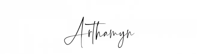 Arthamyn  免费字体下载