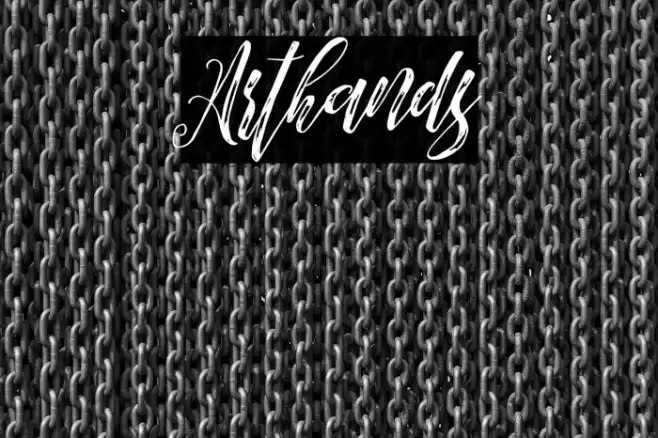 Arthands Font examples