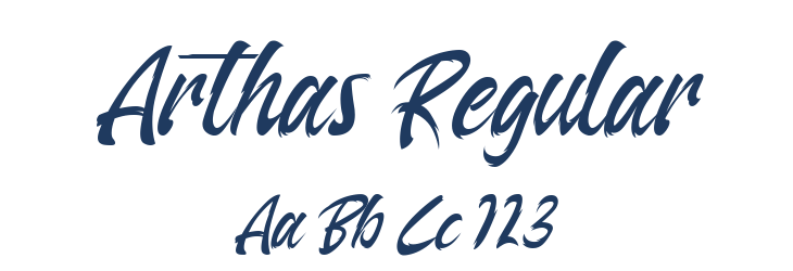 Arthas Regular Font Preview